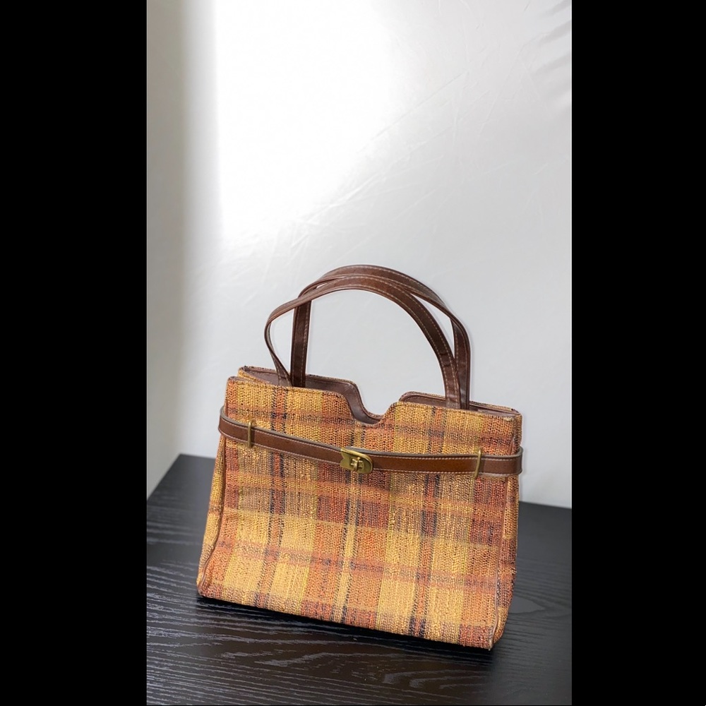 Vintage Plaid Purse 🧶